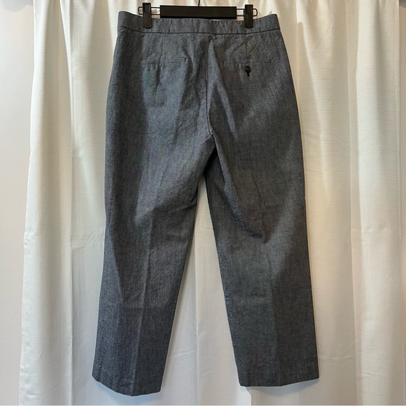 J. Crew Straight Leg Cropped Slacks - Size 6 - Picture 4 of 10